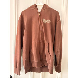 Econscious Men's Brown Rootwise Full-Zip Hoodie L